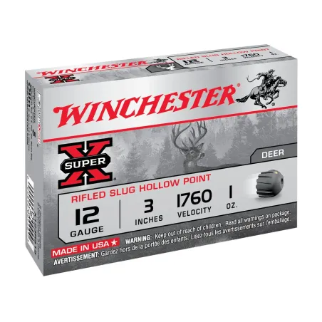 Balles Winchester Winchester Slug Super X Rifled 28 gr - Cal. 12 