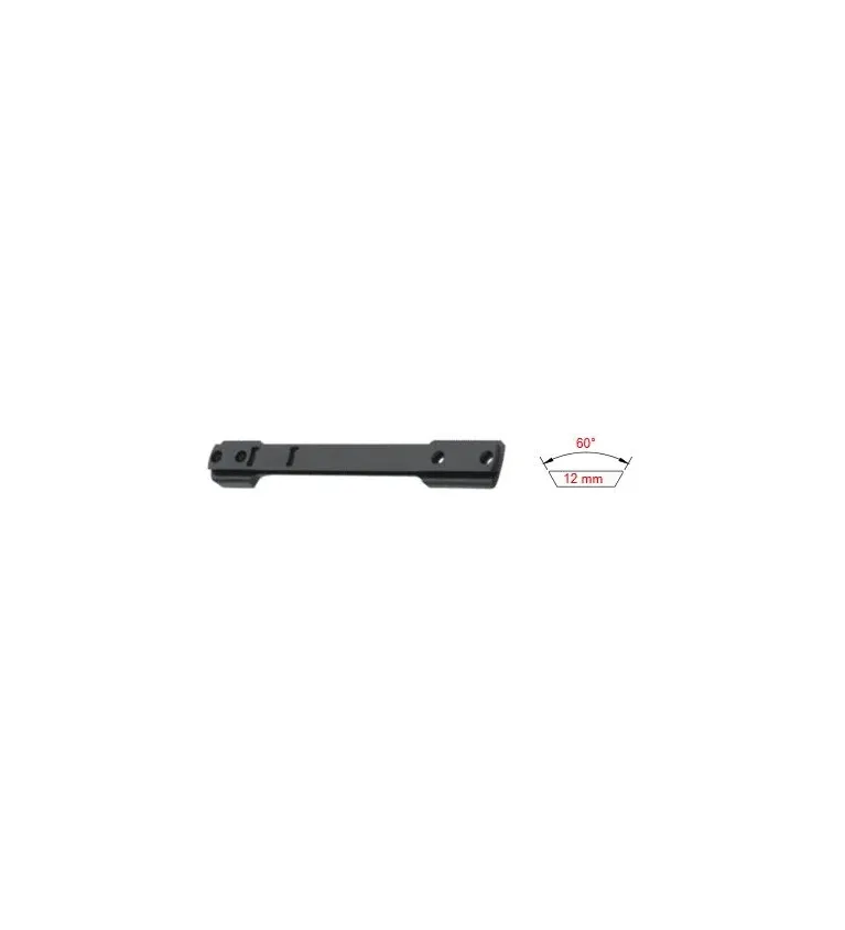 Embase Contessa acier rail 12 mm 