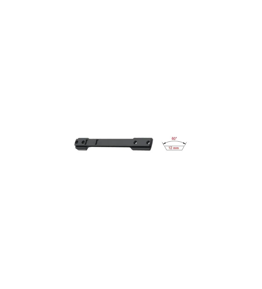 Embase Contessa acier rail 12 mm Embase Contessa acier rail 12 mm