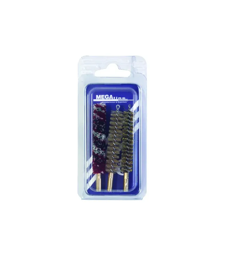 Set 3 brosses de nettoyage pour carabine Megaline 
