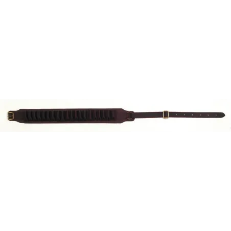 Cartouchiere 20 tubes cuir vieilli Colombi 