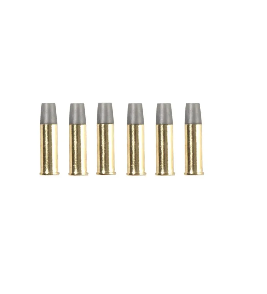 Fausses douilles plomb cal. 4,5 mm pour Schofield / Barra x6 