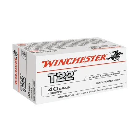 Balles Winchester T22 40 Gr - Cal. 22 LR x50 
