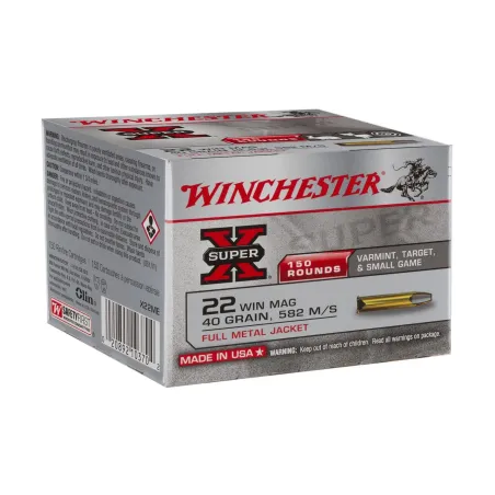 Balles Winchester Super X 40 Gr - Cal. 22 WM x150 