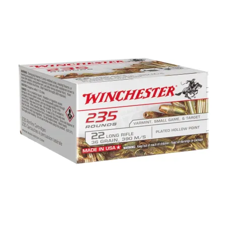 Balles Winchester Super X 36 Gr - Cal. 22 LR x235 