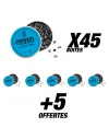 Pack Plombs Plats Powair - Cal. 5,5 mm x12500 (50 Boites) 