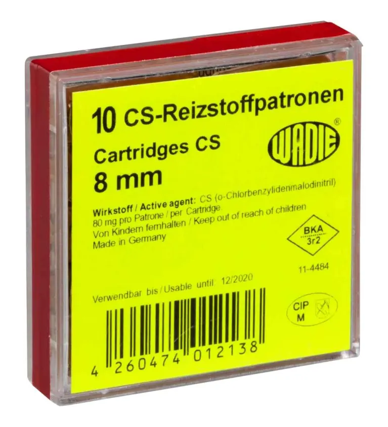 Cartouches à gaz CS - Cal. 8 mm x10 