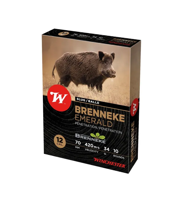 Balles Winchester Winchester Brenneke Emeraude Slug - Cal. 12 