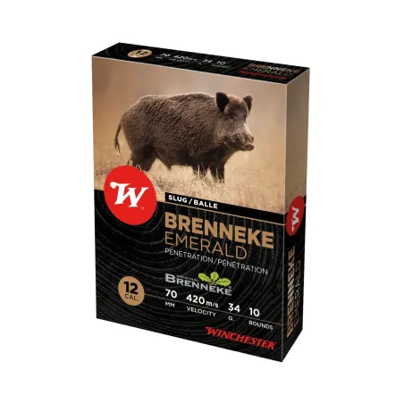 Balles Winchester Winchester Brenneke Emeraude Slug - Cal. 12 