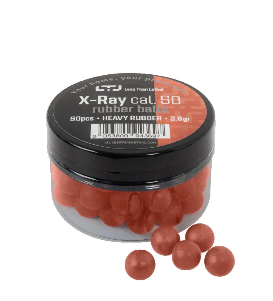 Bille Caoutchouc X Ray Lourde - Cal. 50 x50 Bille Caoutchouc X Ray Lourde - Cal. 50 x50