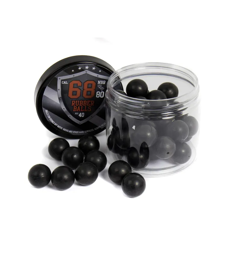 Bille Caoutchouc 3,98 Gr - Cal. 68 x40 