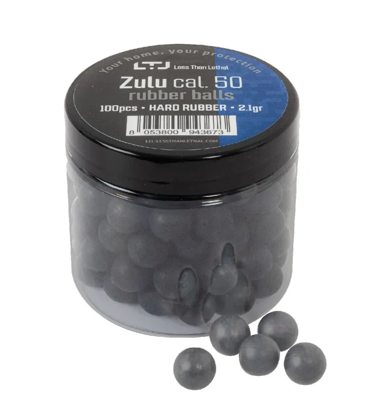Bille Caoutchouc Zulu Legere - Cal. 50 x100 