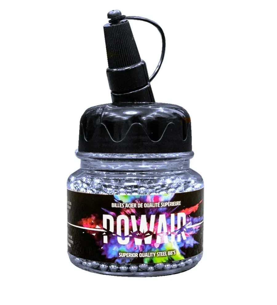 Billes acier BB Powair Cal. 4,5 mm x1500 Billes acier BB Powair Cal. 4,5 mm x1500