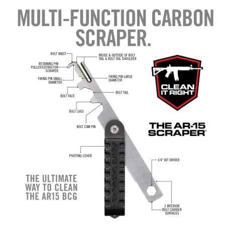Outil De Nettoyage AR15 Scraper Real Avid 
