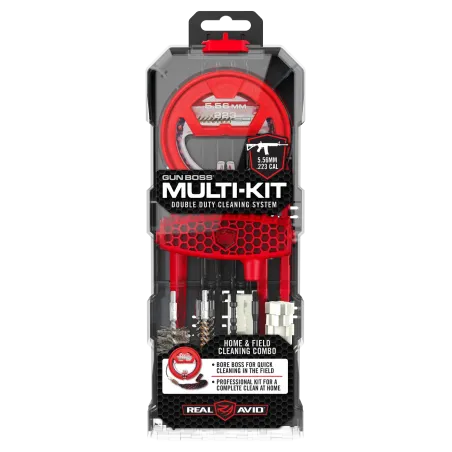 Nécessaire de nettoyage Gun Boss Multi-Kit Real Avid 