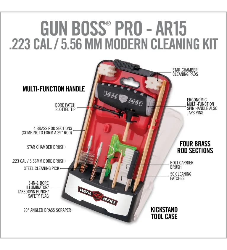 Kit De Nettoyage AR15 - Gun Boss Pro 