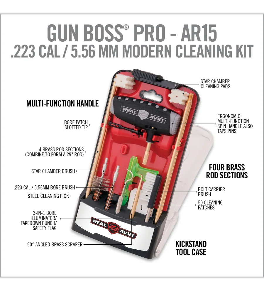 Kit De Nettoyage AR15 - Gun Boss Pro Kit De Nettoyage AR15 - Gun Boss Pro