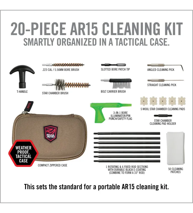 Trousse De Nettoyage Gun Boss Kit AR5 Real Avid 