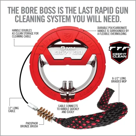 Cordon de nettoyage Bore Boss Real Avid 