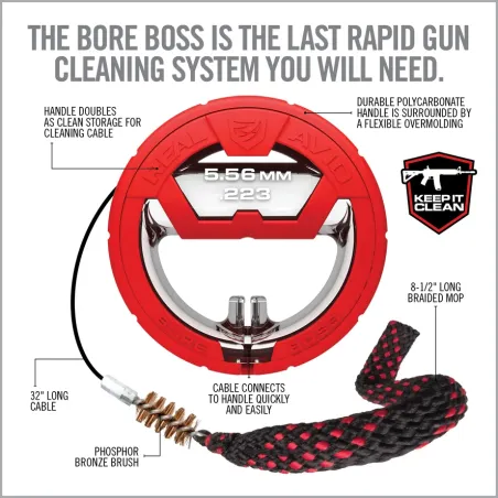 Cordon de nettoyage Bore Boss Real Avid 