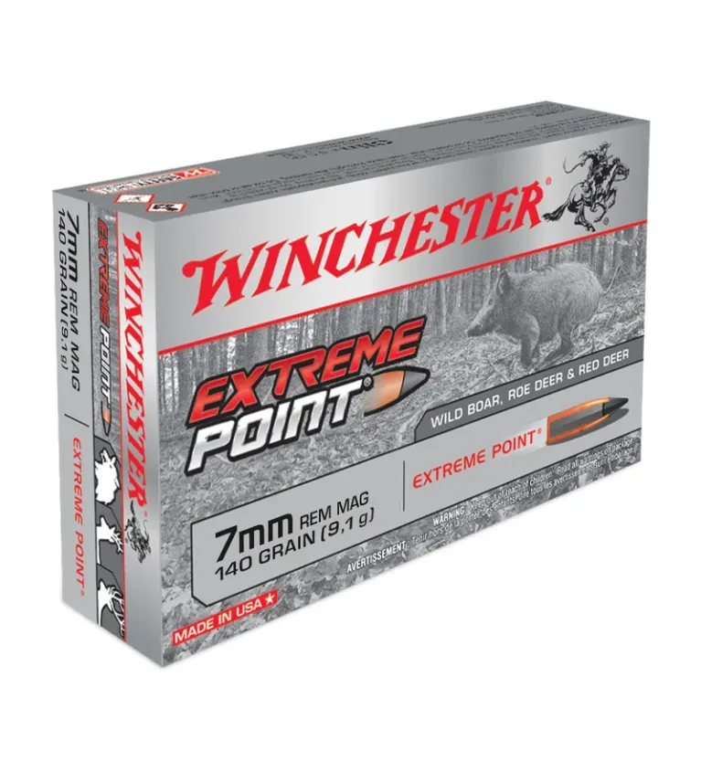 Balles Winchester Extreme Point 140 Gr - Cal. 7 RM 