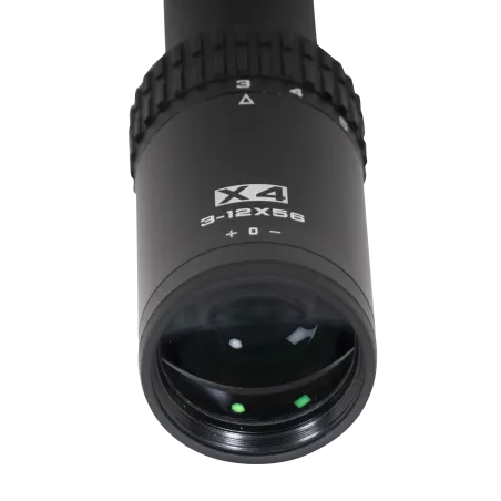 Lunette Sabre Optics  3-12x56 Ret 4 Dot Rouge X4 