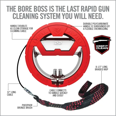 Cordon de nettoyage Bore Boss Real Avid 