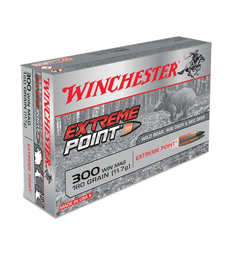 Balles Winchester Extreme Point 180 Gr - Cal. 300 WM 
