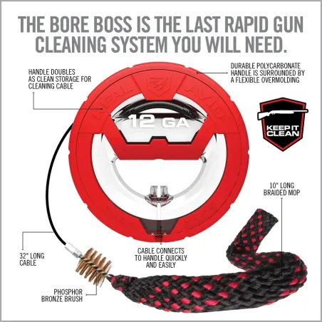 Cordon de nettoyage Bore Boss Real Avid 