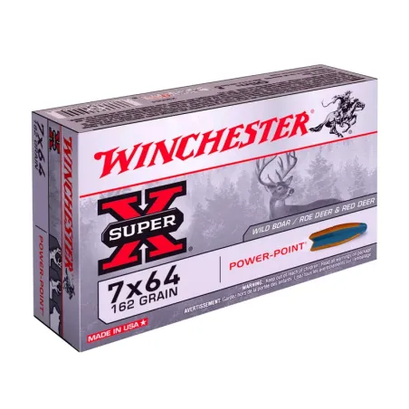 Balles Winchester Super X Power Point 162 Gr - Cal. 7x64 