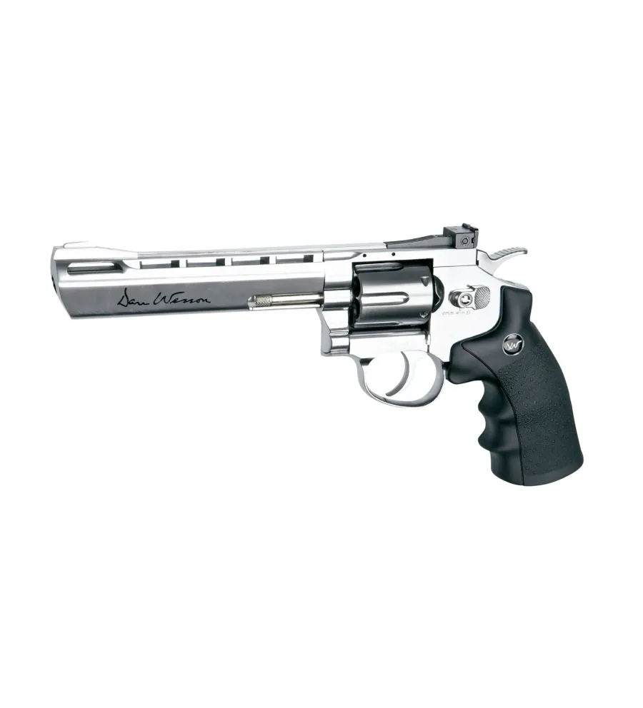 Revolver CO2 ASG Dan Wesson 6'' Chrome - Plomb Revolver CO2 ASG Dan Wesson 6'' Chrome - Plomb