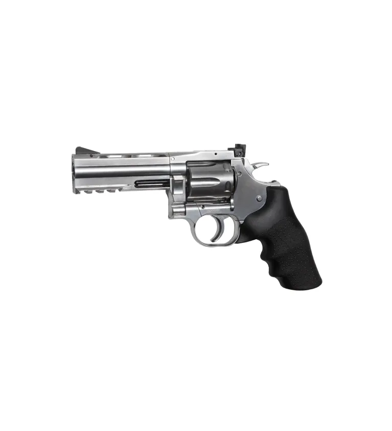 Revolver CO2 ASG Dan Wesson DW715 4'' Silver - Plomb 