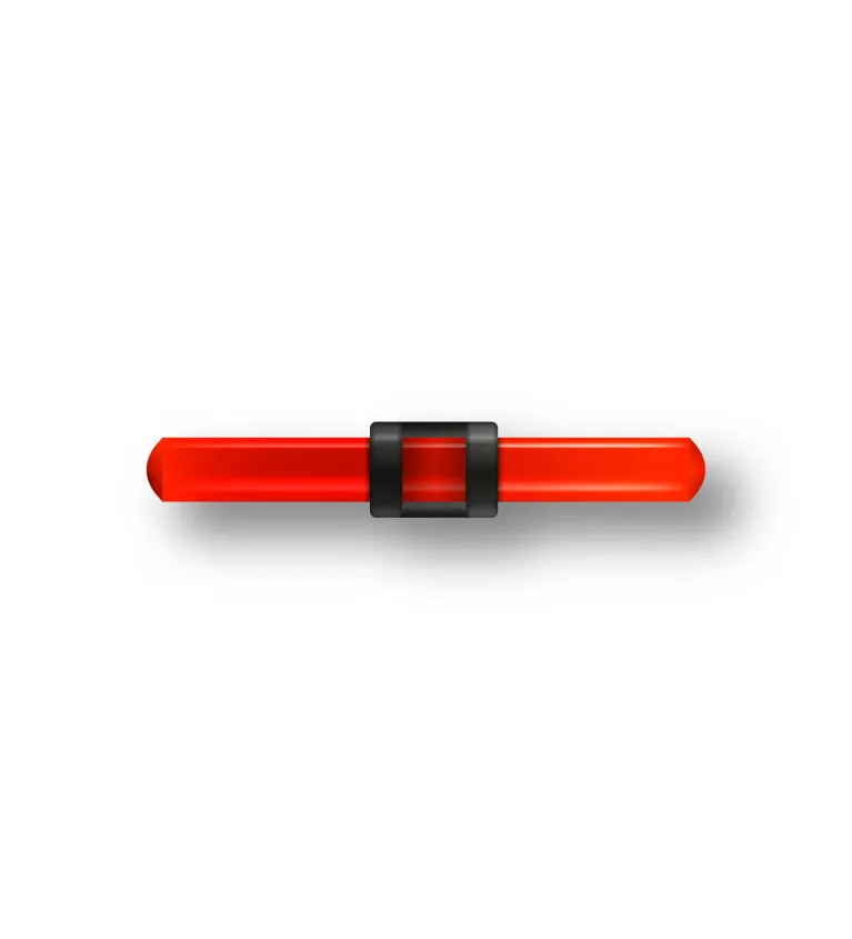 Guidon long pour fusil rouge fluo 