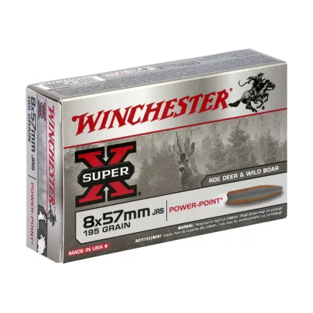 Balles Winchester Super X Power Point 195 Gr - Cal. 8x57 JRS 