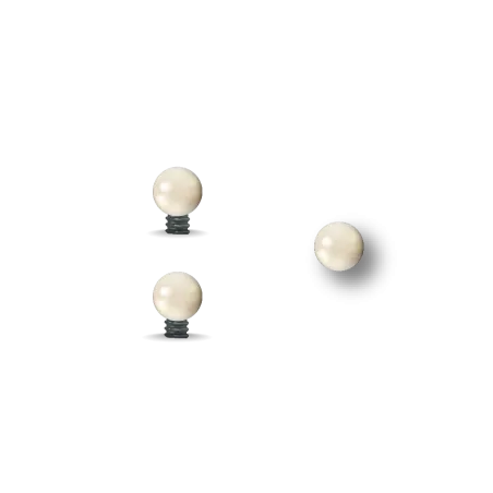 Guidon Blanc Rond M3 D3.5 