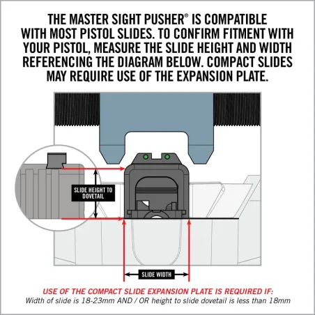 Outil De Demontage Organes De Visee Sight Pusher 