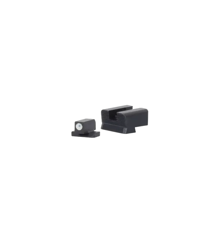 Kit Hausse + Guidon Tactic Point Blanc Sur L'Avant Pour Tp9 Sf/Elite/Sfx/Mete 