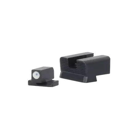 Kit Hausse + Guidon Tactic Point Blanc Sur L'Avant Pour Tp9 Sf/Elite/Sfx/Mete 
