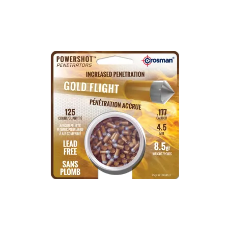 Plombs Crosman Penetrator Gold Flight - Cal. 4,5 mm 