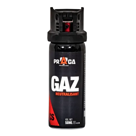 Bombe de défense gaz CS - 50 ml 