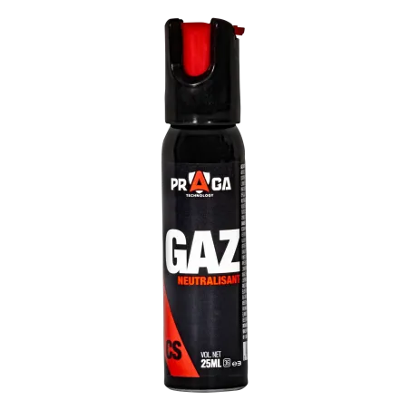 Bombe de défense gaz CS - 25 ml 
