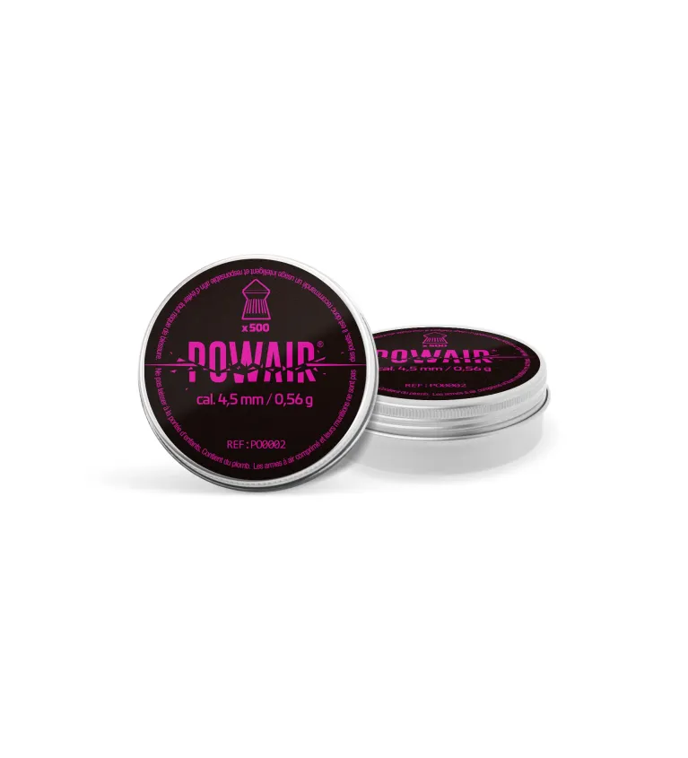 Plombs pointus Powair - Cal. 4,5 mm x500 