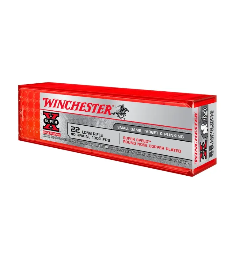 Balles Winchester Super X CP 40 Gr - Cal. 22 LR x100 