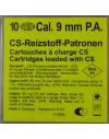 Cartouches à gaz PA CS - Cal. 9 mm x10 