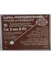 Cartouches Supra Pepper Gaz PV - Cal. 9 mm / 380 x10 