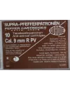 Cartouches Supra Pepper Gaz PV - Cal. 9 mm / 380 x10 