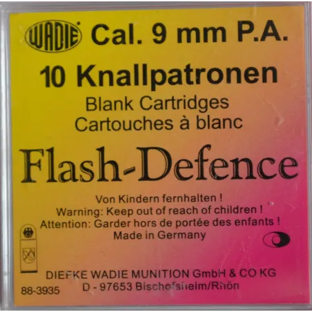 Cartouches à blanc PA Flash - Cal. 9 mm x10 