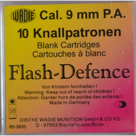 Cartouches à blanc PA Flash - Cal. 9 mm x10 
