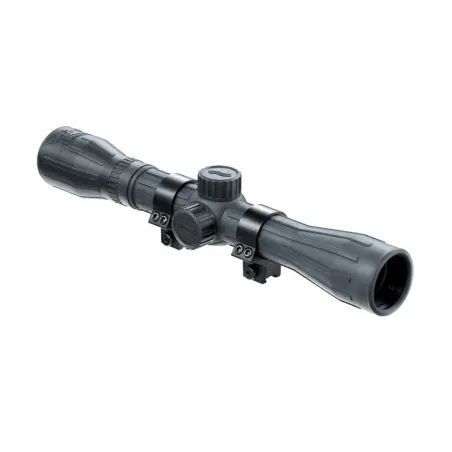 Lunette de tir Walther 4x32 - Revêtue caoutchouc -  Avec montage  