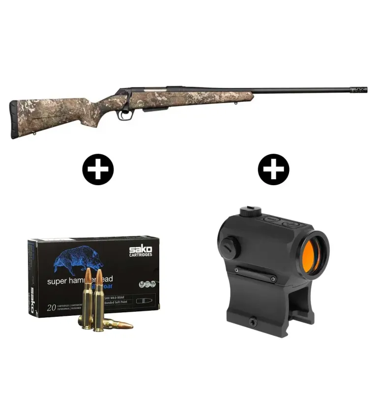 Pack Battue Winchester XPR Strata 300 WM + Point Rouge Holosun 403B